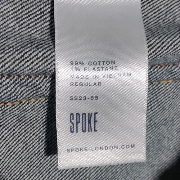 SPOKE Jeans Mens 38x29 Build B 12oz Original Classic Mid-Weight Stretch Denim - Picture 9 of 14